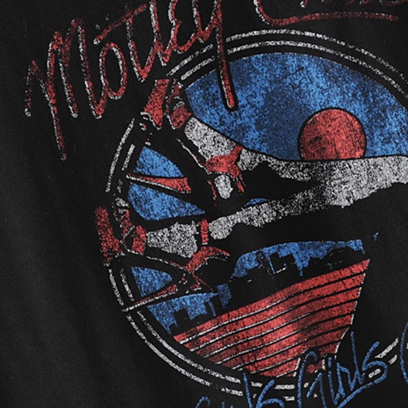 Motley Crue 80’s retro vintage band T-shirt - Picture 4 of 10